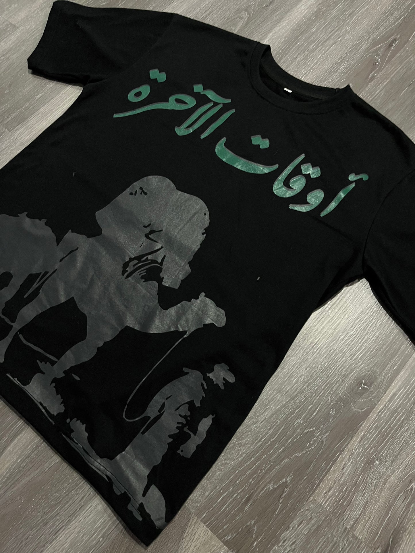 ARABIC ENDTIMES OVERSIZED TEE - BLACK