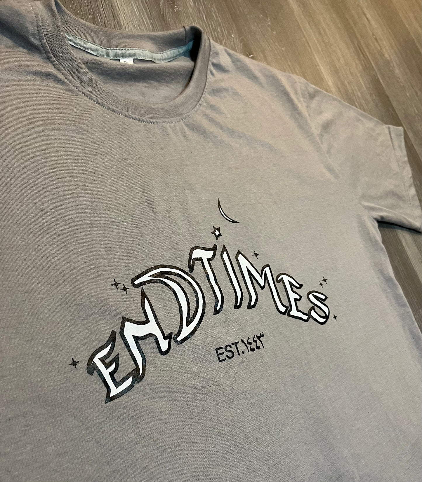 ENDTIMES CLASSIC BORDERED LOGO - GRAY