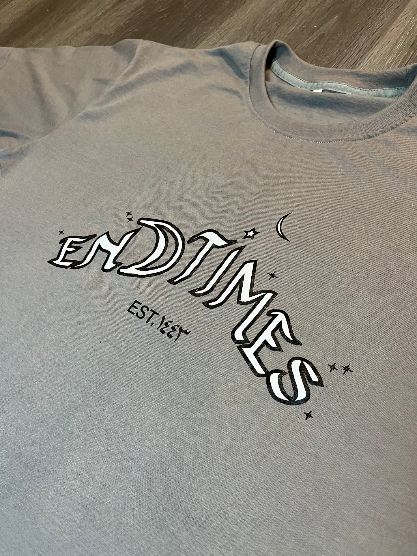 ENDTIMES CLASSIC BORDERED LOGO - GRAY