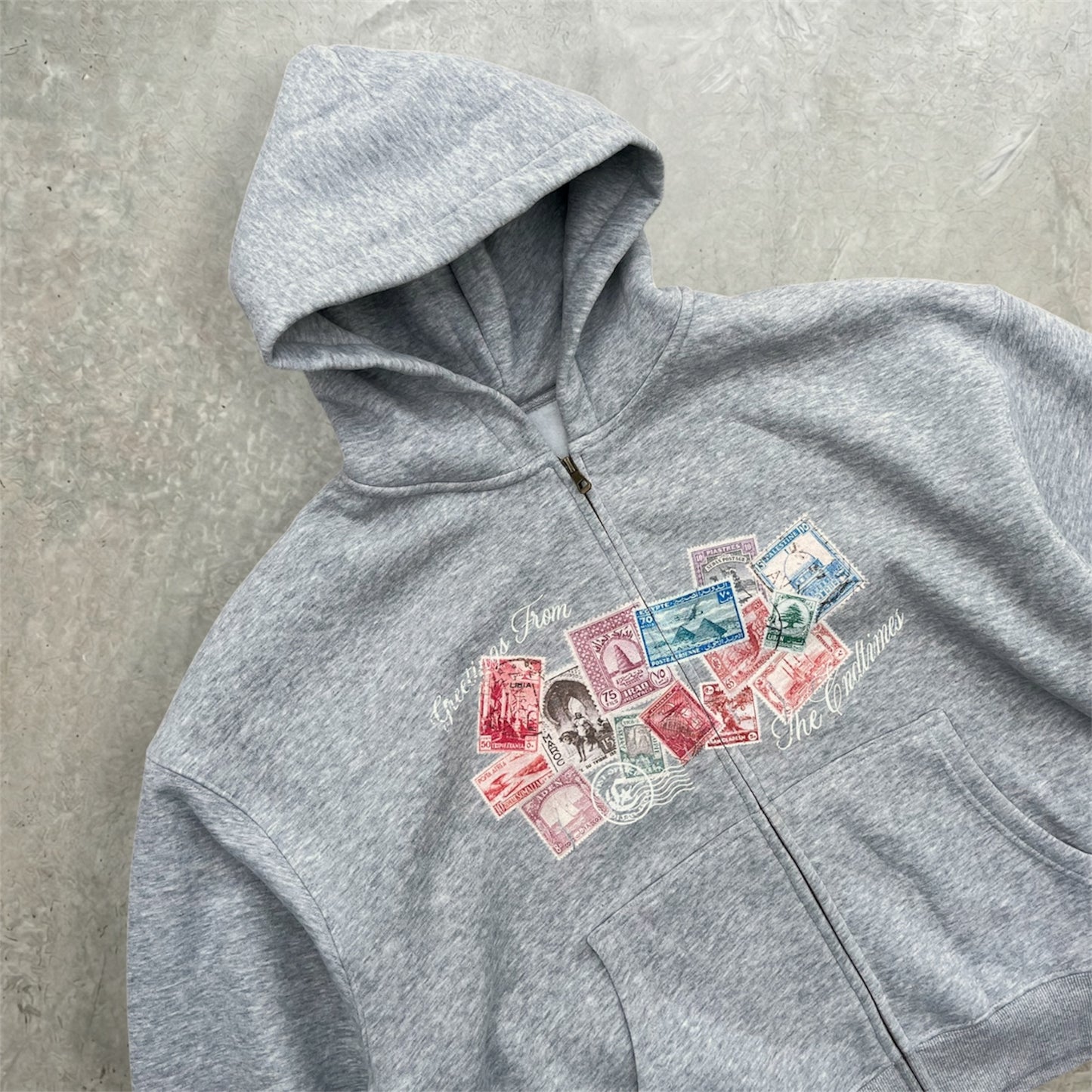 STAMPS HOODIE - ZIP UP