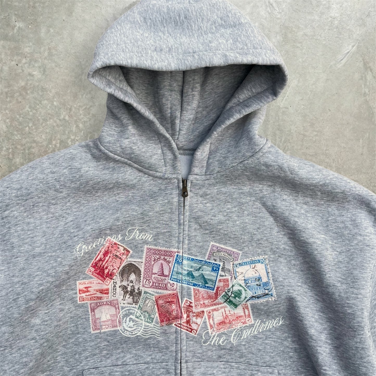 STAMPS HOODIE - ZIP UP
