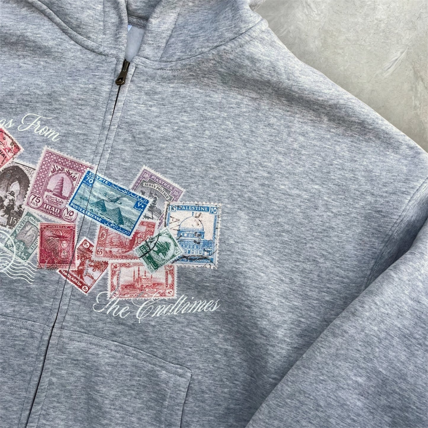 STAMPS HOODIE - ZIP UP