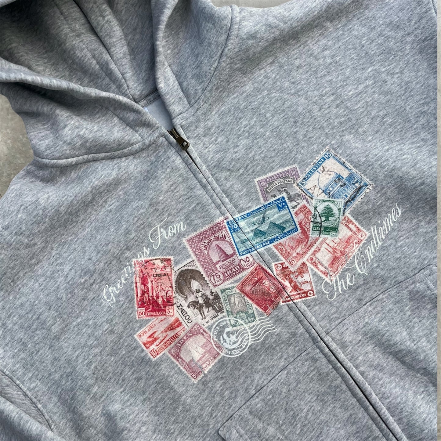 STAMPS HOODIE - ZIP UP