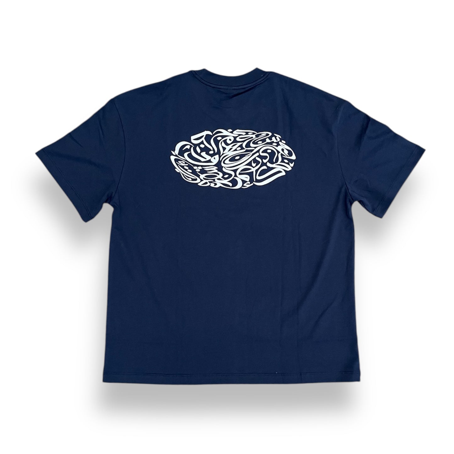 CALLIGRAPHY TEE - NAVY BLUE