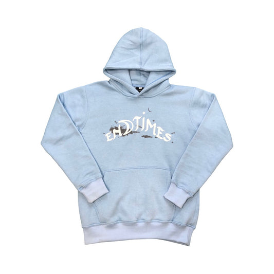 PAIN OR GAIN HOODIE- BABY BLUE