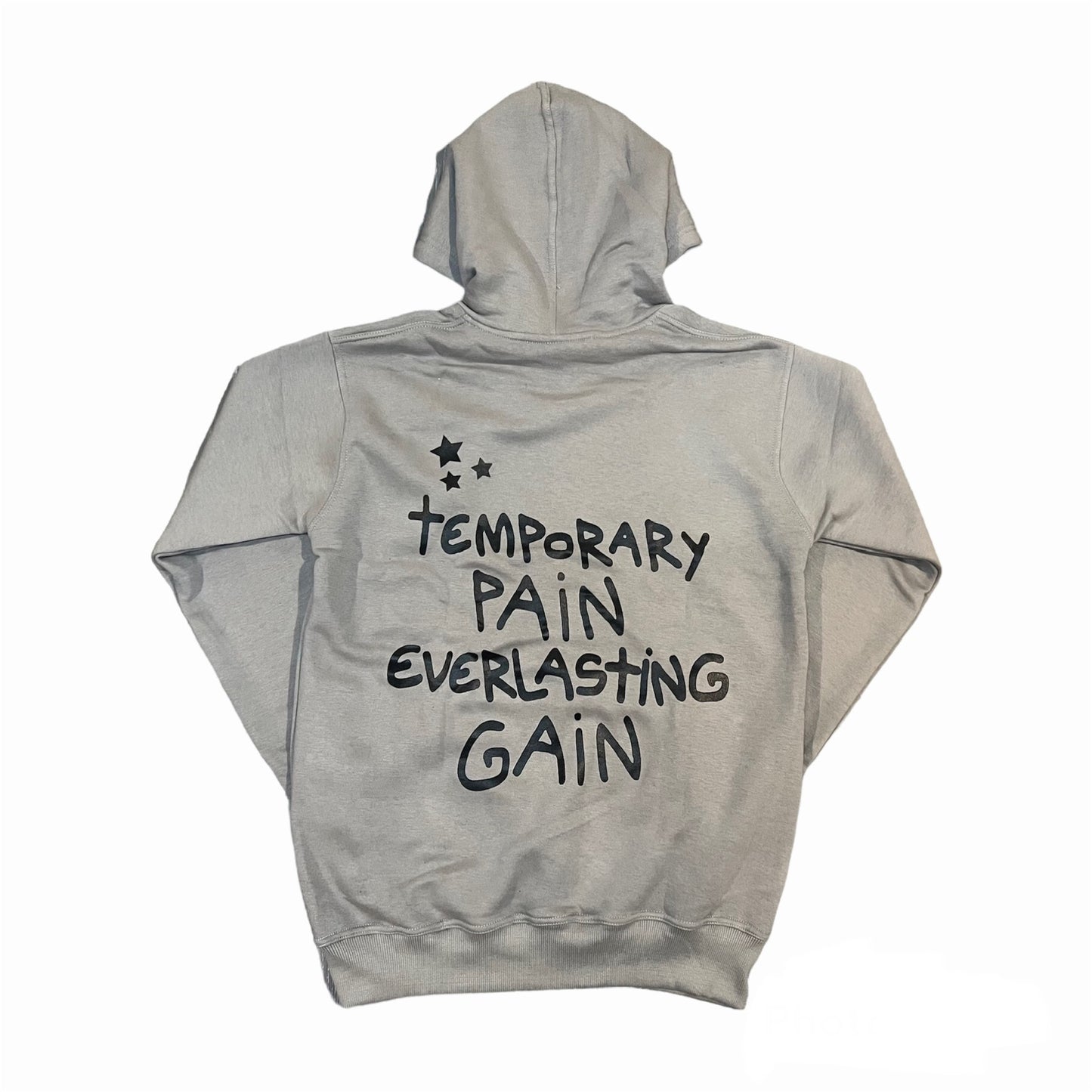 PAIN OR GAIN HOODIE-GREY